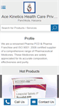 Mobile Screenshot of franchisepharmamedicine.com